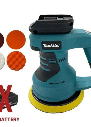 Makita Polisher  Rechargeable Cordless Car Polisher 8 Gears Auto  Adjustable  Electric Waxing Sanding Sealing Glaze Tool