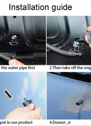 Xukey Parabrezza Anteriore Tergicristallo Ugello di Spruzzo Acqua Spruzzatore Jet Per Ford Focus MK3 Per Mondeo MK4 C-max MK4 2011 2012 2013 2014 2015