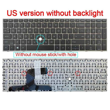 US/BR Backlit keyboard for HP Zbook Fury 15 G7 G8 C13C-5 Zbook Fury 17 G7 G8 ZBOOK Fury 17.3 inch G7/G8 HSN-C13C-7 laptop