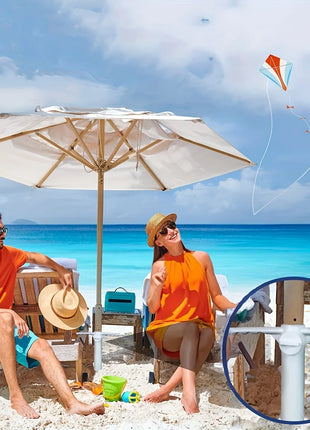 1 pz ancoraggio da spiaggia in plastica con cinque spirali ombrellone da spiaggia inserito parasole esterno cortile terrazza ombrellone da festa base fissa