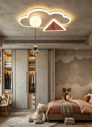 Lampada da Soffitto LED Moderna per Cameretta Bambini, Illuminazione Creativa per Camera da Letto, Decorazione per Soggiorno, Lampadario per Bambini e Bambine