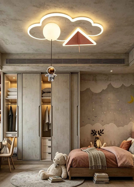 Lampada da Soffitto LED Moderna per Cameretta Bambini, Illuminazione Creativa per Camera da Letto, Decorazione per Soggiorno, Lampadario per Bambini e Bambine