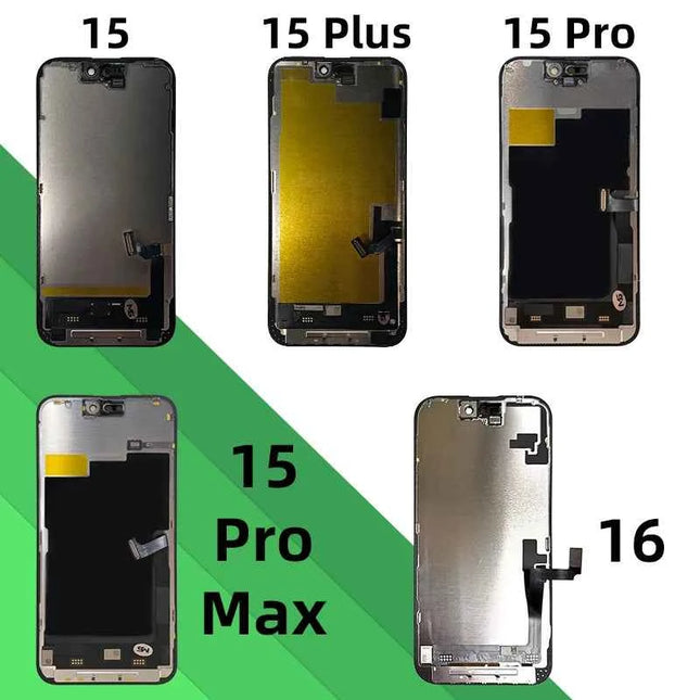 OLED 16 For iPhone X XR XS MAX 11 12 Pro Display 15 Pro Max Screen Touch For iP 13 Pro 14 Plus 13 MINI Display 15 Plus 12 Mini