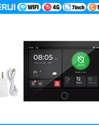 Sistema di Allarme Domestico KERUI 4G/WiFi GSM con Pannello Touch Screen IPS da 7 Pollici Compatibile con Tuya Sistema di Allarme Wireless Antifurto