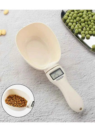 Pet Food Measuring Scoop Electronic Dog Cat Food Measuring Cup Digital Spoon Scale Kitchen Food Scale with LED Display