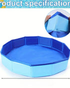 1 Piece Pet Bathtub, Outdoor Portable Dog and Cat Pool, Foldable Bath and Grooming Pool for Dogs and Cats