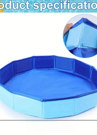 1 Piece Pet Bathtub, Outdoor Portable Dog and Cat Pool, Foldable Bath and Grooming Pool for Dogs and Cats