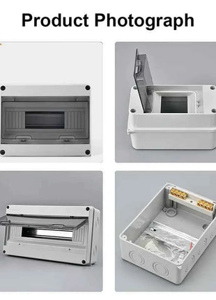 Outdoor Waterproof Electrical Distribution Box ABS Plastic Junction Wire Box 5/8/12/18/24 Ways MCB Box