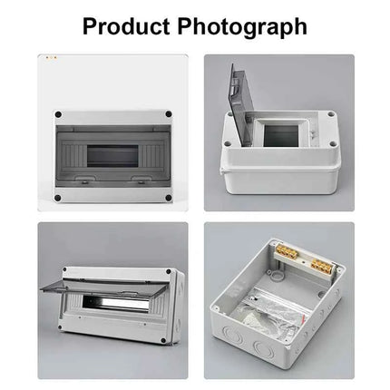 Outdoor Waterproof Electrical Distribution Box ABS Plastic Junction Wire Box 5/8/12/18/24 Ways MCB Box