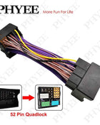Adattatore per cablaggio di prolunga connettore Quadlock a 52 pin Cavo di cablaggio Plug Play per Volkswagen Golf Jetta Tiguan Passat Audi A3 A6