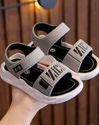 Children's Sandals Students Non-slip Shoes Simple and Generous Sandals for Boys and Girls Easy Wear and Take Off Soft-Soled Children's Casual Footwear
