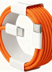 Arancione / 2m 4pcs / Da tipo C a tipo C
