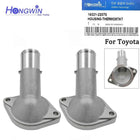 2 pz Radiatore Del Liquido di Raffreddamento Termostato Alloggiamento Ingresso Acqua 16321-22070 1632122070 Per Toyota Corolla 03-08 Celica 01-05 MR2 Spyder