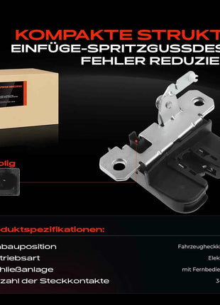 Frankberg 1x Serratura Portellone Posteriore per Seat Ibiza III 6L1 Leon 1M1 Toledo II 6L6827505A