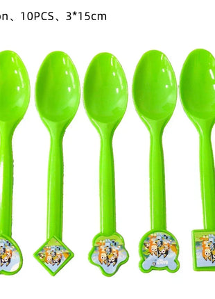 Set Decorativo per Feste a Tema Bluey e Bingo, con Stendibanner, Decorazioni per Torte, Bandierine, Palloncini, Piatti e Bicchieri