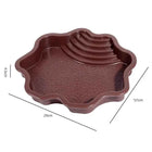 〔CC55〕Reptiles Water Dish With Anti-Slip Imitation Rock Ladders Food Water Bowl For Turtle Lizards Gecko Small Pet Supplies