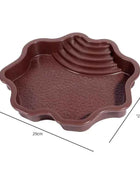 〔CC55〕Reptiles Water Dish With Anti-Slip Imitation Rock Ladders Food Water Bowl For Turtle Lizards Gecko Small Pet Supplies