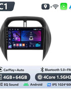 Podofo 6+128G Wireless CarPlay Android Auto Radio for Toyota RAV4 2003-2005(LHD) Car Multimedia Player GPS WIFI 2 Din Autoradio