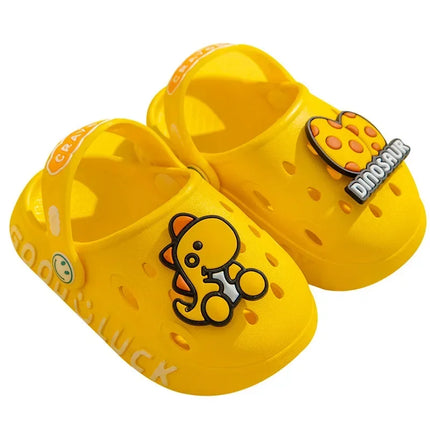 Bambino Kawaii Blu Cartone Animato Zoccoli Scarpe Estate Bambini Adorabile Dinosauro All'aperto Ragazzi Carini Sandalo Leggero Traspirante Scarpe Da Giardino Casual