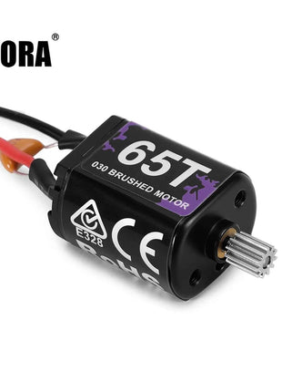 INJORA 65T 030-Size Brushed Motor for 1/30 Axial SCX30 (2-Pack)