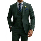 Abito Uomo 3 Pezzi Doppio Petto Slim Fit - Tuxedo Matrimonio e Gala