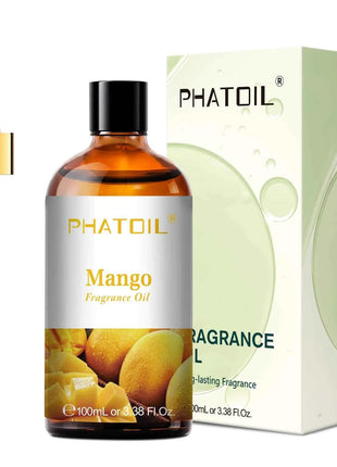 PHATOIL 100ml Aromatherapy Fragrance Oil Coconut & Vanilla Strawberry Cherry Lemon 1/2/3pcs Aroma Oil For Diffuser Candle Making