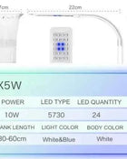 LED Aquarium Light Lighting plants Grow Light 5W/10W Aquatic Plant Lighting Waterproof Clip-on Lamp For Fish Tank