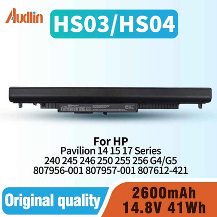 HS04 HS03 807956-001 807957-001 807612-421 Laptop Battery for HP 240 245 246 250 255 256 G4/G5 Pavilion 14-AC 15-AC 17-X Series