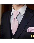 Set Cravatta e Fazzoletto Uomo Colorato 160cm - Accessori Matrimonio