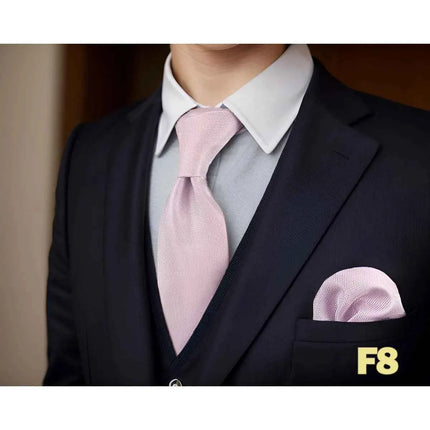 Set Cravatta e Fazzoletto Uomo Colorato 160cm - Accessori Matrimonio