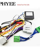 Cablaggio radio Decodificatore CAN Bus Spina da 16 pin a connettore 14 pin Ingresso audio RCA Adattatore cavo Android per auto per Volvo XC90 MK1