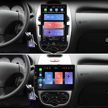 Podofo 10.4'' HD 1Din MP5 Player Carplay Android Auto Multimedia Player Car Stereo Mirror Link Bluetooth Car Audio Bluetooth FM