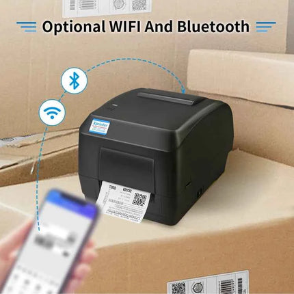 Xprinter XP-H500B/H500E high performance thermal label printer 4x6 dual motor gear drive design thermal barcode ribbon printer