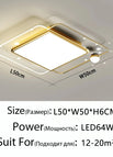 Square gold / Dimmable with remote