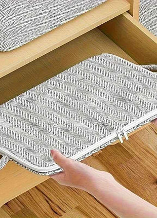 3-Piece Heavy-Duty Foldable Storage Boxes with Lids - Large Stackable Organizing Bins Made of Heavy-Duty Non-Woven Fabric