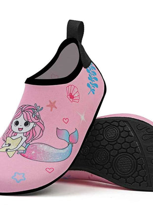 Scarpe da spiaggia per bambini Pantofole da interno per pavimenti morbidi per bambini Calzini da nuoto per lo snorkeling Pantofole per bambini antiscivolo per la casa a piedi nudi per ragazzi e ragazze