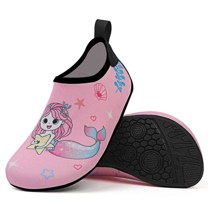 Scarpe da spiaggia per bambini Pantofole da interno per pavimenti morbidi per bambini Calzini da nuoto per lo snorkeling Pantofole per bambini antiscivolo per la casa a piedi nudi per ragazzi e ragazze