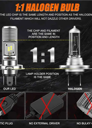 OSRAM HS1 7285CW Led Moto Car Headlight High Low Beam LEDriving HL HS1 NEW GEN H4 Motorcycle Lamp Led Bulb PX43t 6000K DC AC 12V
