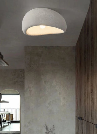 Moderna Wabi Sabi E27 Plafoniera a LED Nordic Soggiorno Camera da letto Lampada Apparecchio di illuminazione per la casa Bar Sala da pranzo Lampadario a soffitto