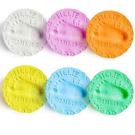 Impronta del bambino Creatori di argilla Infantile Asciugatura dell'aria Argilla morbida 3D Impronta digitale Impronta Zampa Kit Genitore-figlio Inkpad Giocattolo fai da te Souvenir per bambini