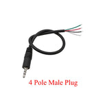Male 4 Pole / 5Pcs