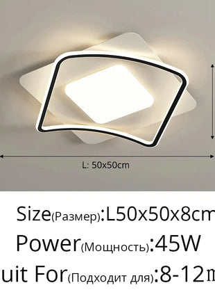 Luci da soggiorno nordiche Telecomando Lampada da soffitto moderna semplice a LED Camera da letto Camera dei bambini Lustre Decorazioni per la casa Sala da pranzo Luci per interni