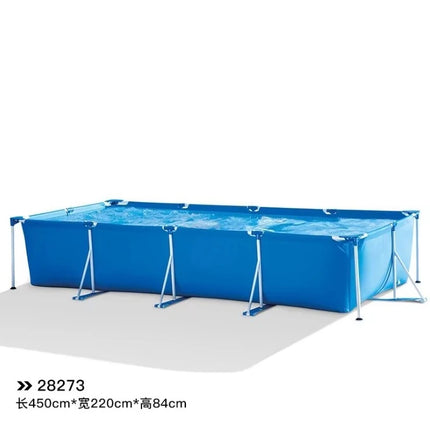 Piscina Rettangolare con Telaio in Metallo YTYIN 28273 – 450x220x84 cm
