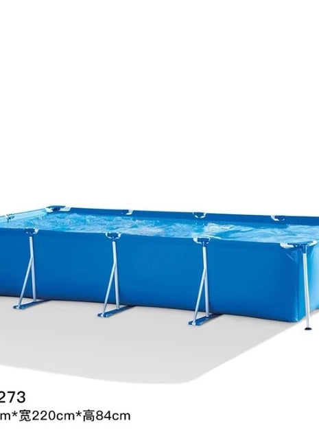Piscina Rettangolare con Telaio in Metallo YTYIN 28273 – 450x220x84 cm