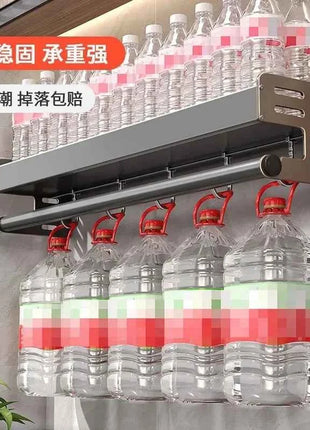 Portaspezie da Parete con Dispenser Olio e Aceto - Organizer Cucina