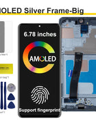 AMOLED Per Samsung Galaxy S20Ultra G988 G988U G988B/DS Display LCD Touch Screen Digitizer con Cornice Per Samsumg S20 Ultra LCD