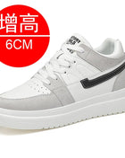 2025 Men's Elevator Shoes Men's Raised Sneakers 6cm 8cm Breathable Heightening Shoes for Men's Sports Shoes