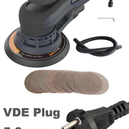 MAXXT 6Inch 150mm Power Sanding Machine Electric Orbital Sander Central Vacuum Brushless Motor Sander Orbital Car Polisher