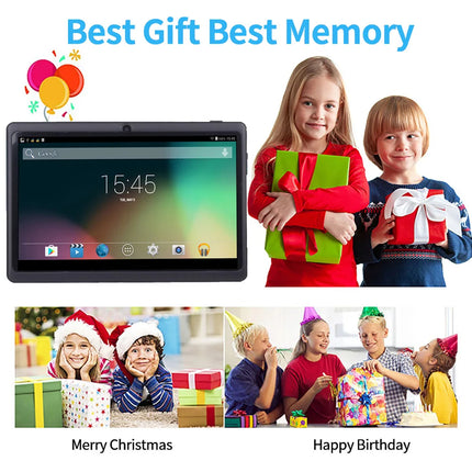 Nuovo Tablet per Bambini da 7 Pollici Android 13, 4GB RAM 64GB ROM, Espandibile fino a 1TB, WiFi, Bluetooth, Batteria da 4000mAh, Software con Custodia Protettiva