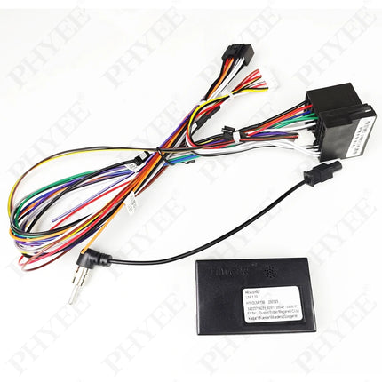 Cablaggio con Decodificatore CAN Bus, Display TOMTOM con SWC, P&P 16 Pin Android, per Renault Megane MK2 Fase 2, Clio 3
